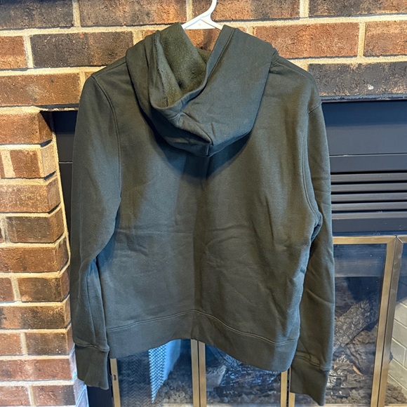 Under Armour Dark Green Funnel Neck Hoodie - Picture 3 of 4